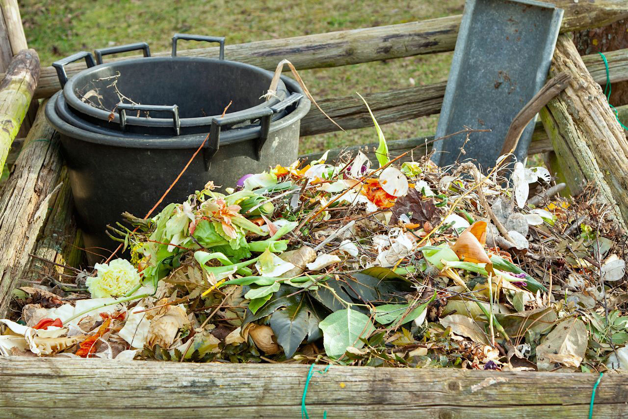 Decorative: Wet organic waste / compost pile