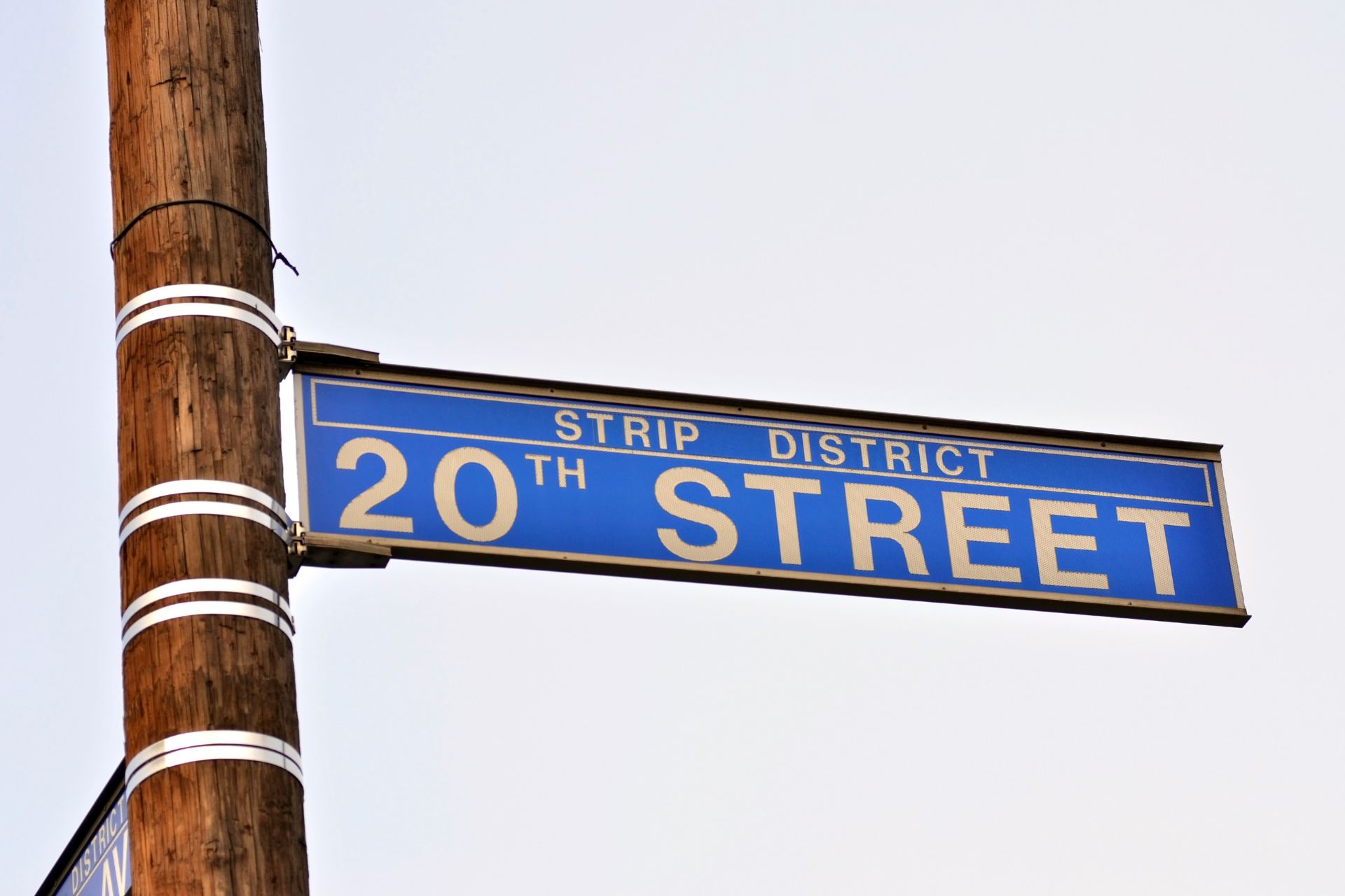 Decorative: Strip District street sign