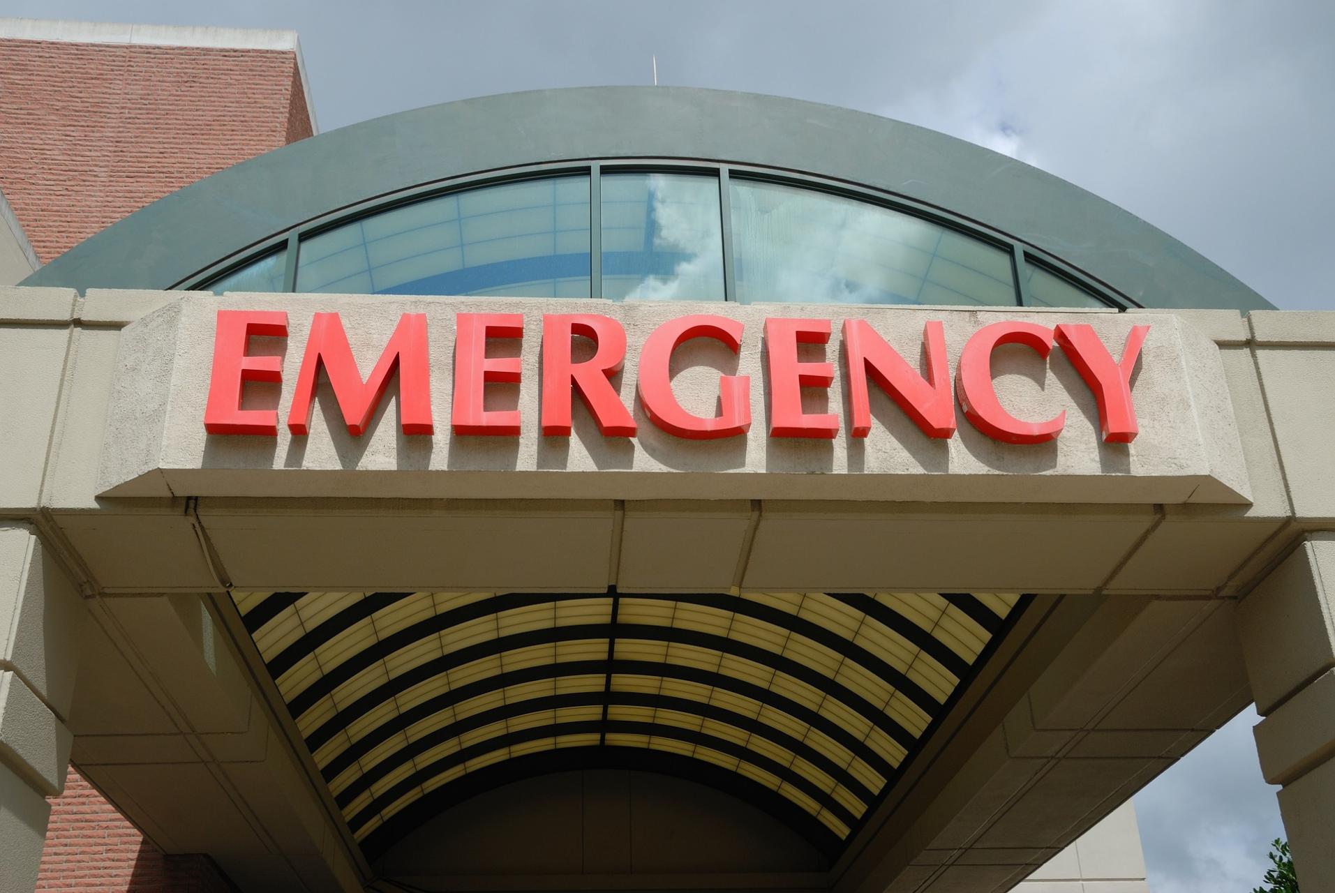 Decorative: Emergency room entrance