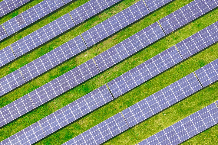 Solar Field. Photo by Derek Sutton on Unsplash.