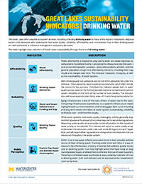 Great Lakes Sustainability Indicators: Drinking Water