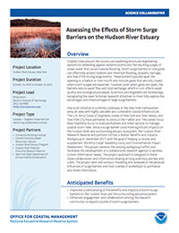 Assessing the Effects of Storm Surge Barriers on the Hudson River ...